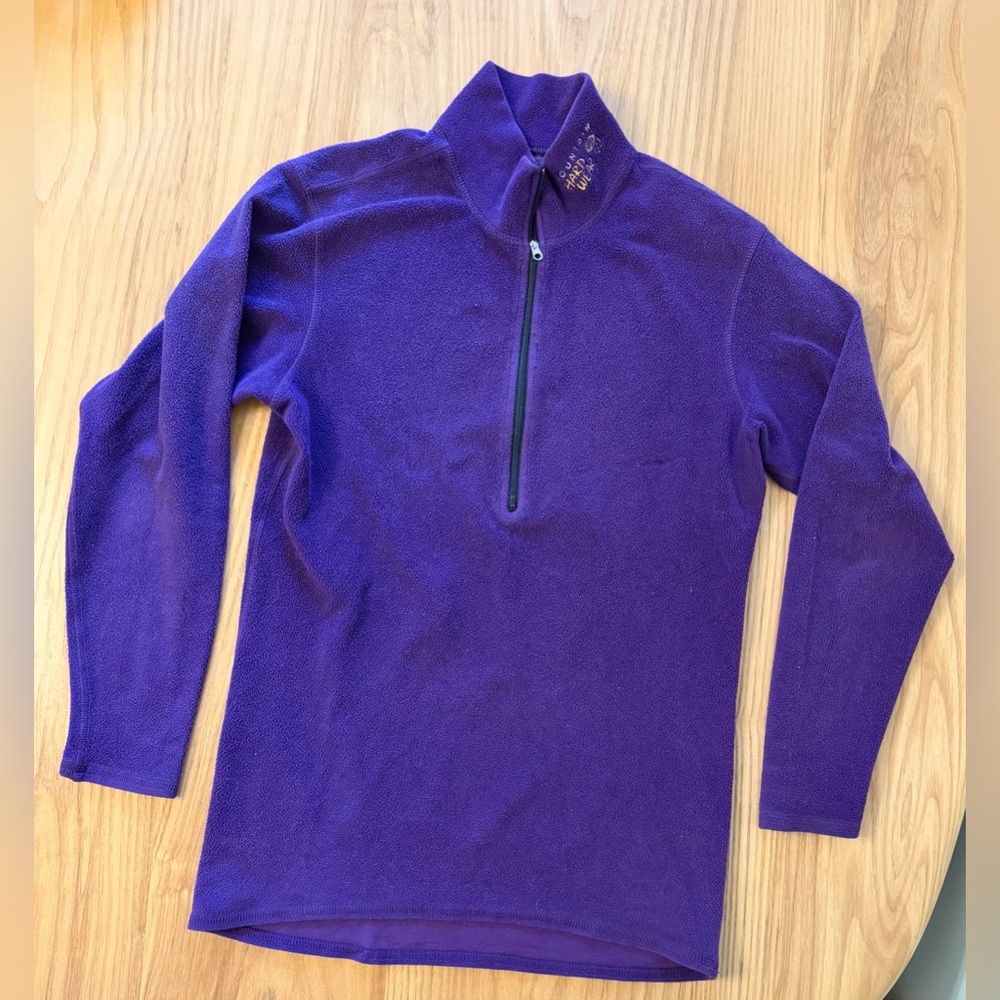 Men's XS Purple Mountain Hardwear Half-Zip Fleece